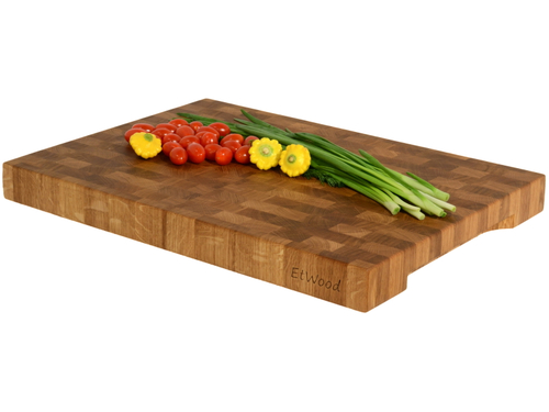 Торцевая разделочная доска 55x40x5 см. дуб, арт. 068