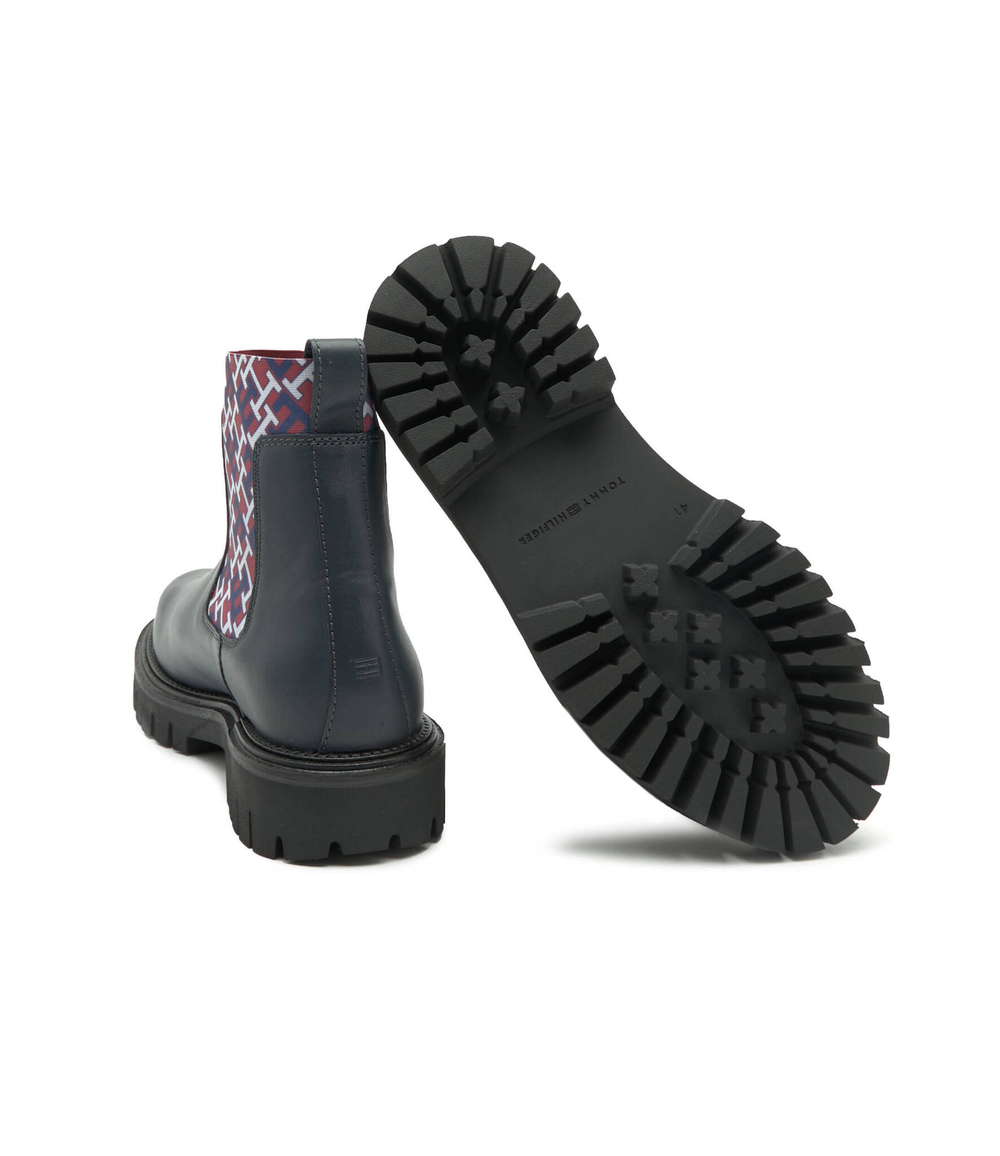 Кожаные челси Tommy Hilfiger - темно-синий(FM0FM04369)