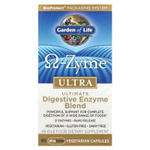 Garden of Life, O-Zyme Ultra™, идеальная смесь пищеварительных ферментов, 90 вегетарианских капсул UltraZorbe™