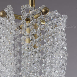 Подвесной светильник Cloyd WITTE P1 / Ø10 см - латунь (арт.11536)