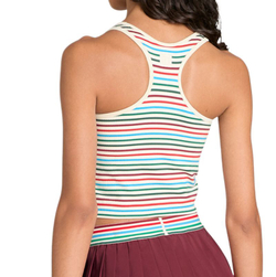 Женский топ теннисный Wilson Everyday Brami - sandrift stripe
