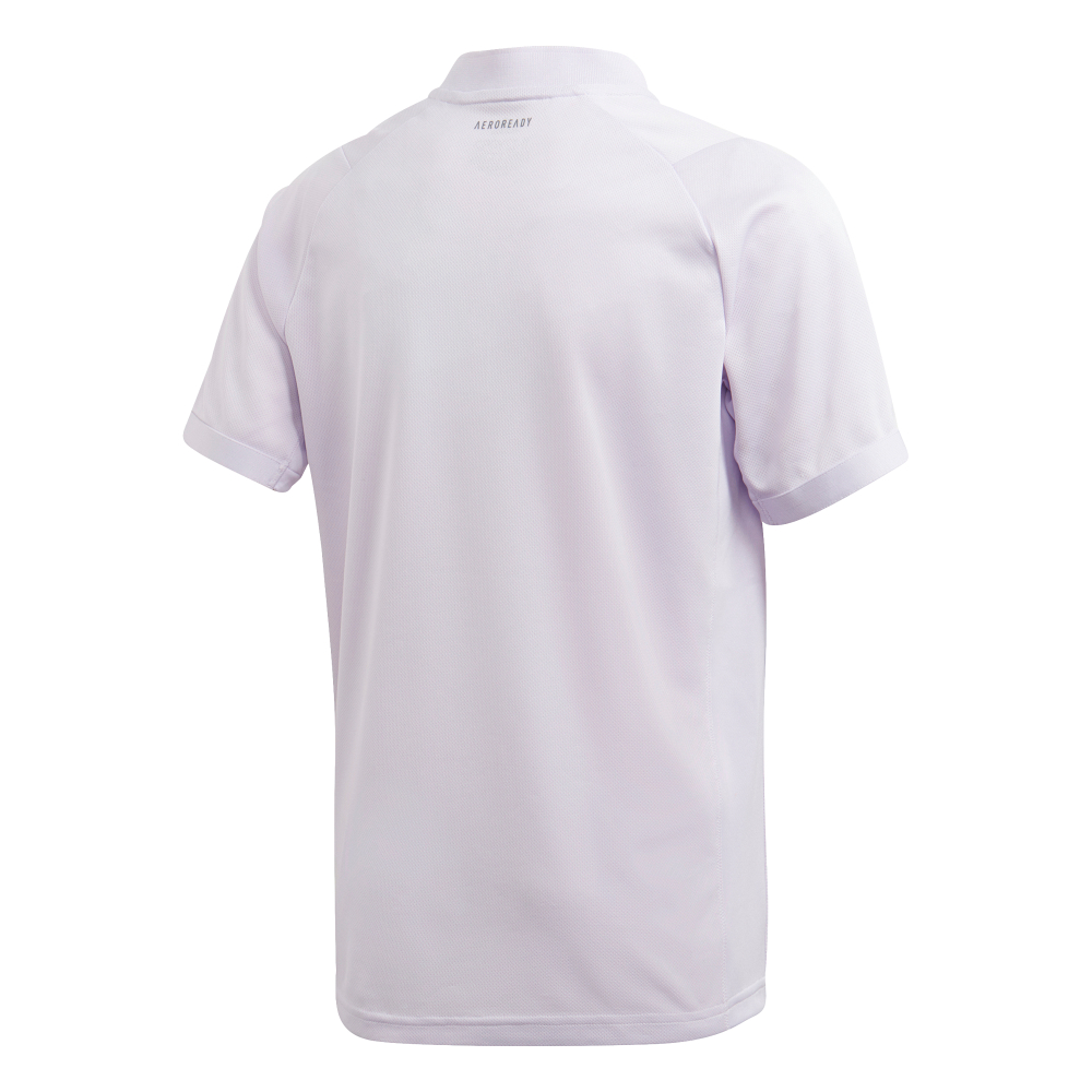 Футболка для мальчика теннисная Adidas Freelift Polo Aero Ready purple tint/legend earth