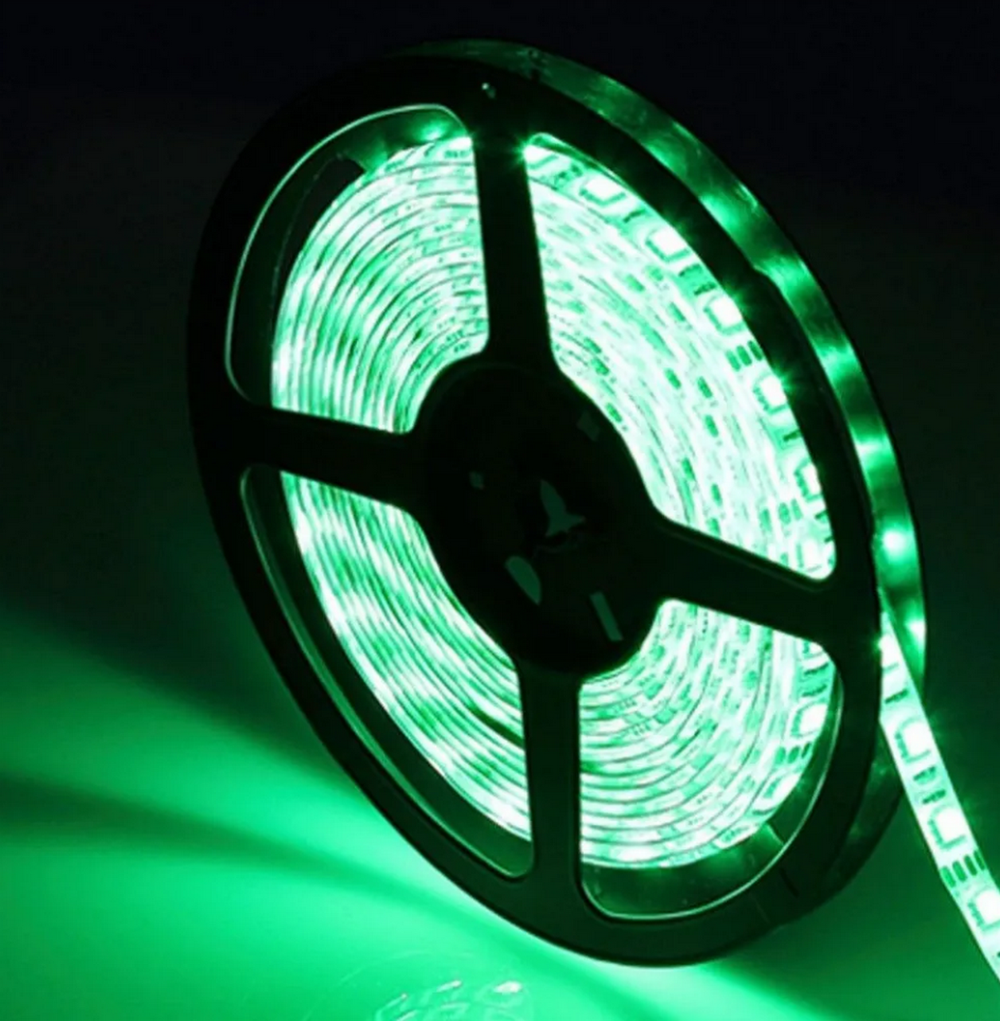 Светодиодная лента Ecola 4.8W/12v/8mm Зеленый (5м./уп)