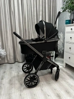 Детская коляска Luxmom 777 2в1 черная