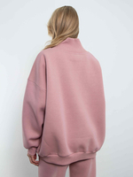 Свитшот на молнии Everest Розовая пудра