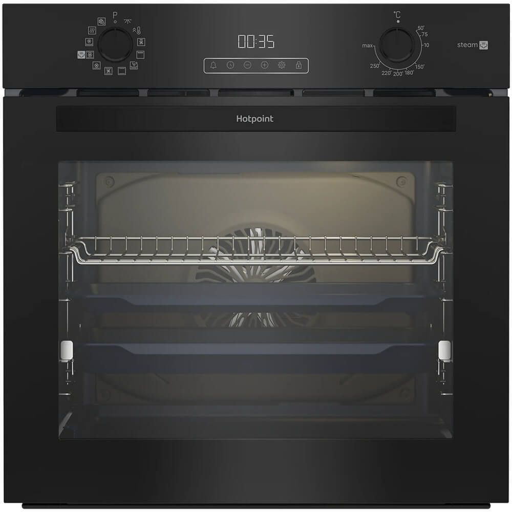 Встраиваемый электрический духовой шкаф Hotpoint HSTF 1231 JSAH BLG