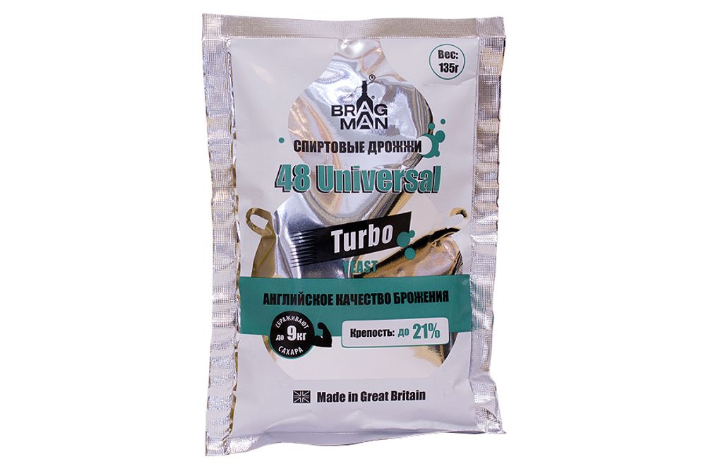 Спиртовые дрожжи Bragman "48 Universal", 135 г