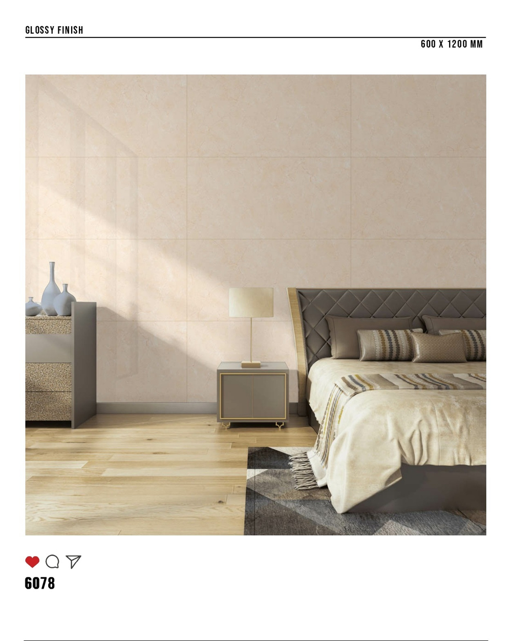 Керамогранит glossy №1 60х120, 6078
