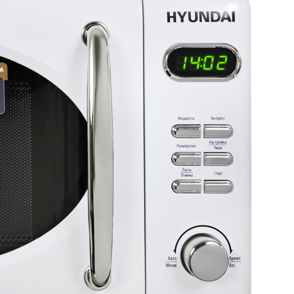 Микроволновая Печь Hyundai HYM-D2072 белый/хром