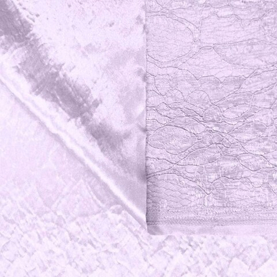 Ткань Кружево корд на трикотажной основе, 240 гр/м2, 150 см, светло-сиреневый