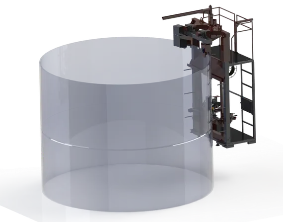 Балконы для сварки наливных резервуаров, WICON