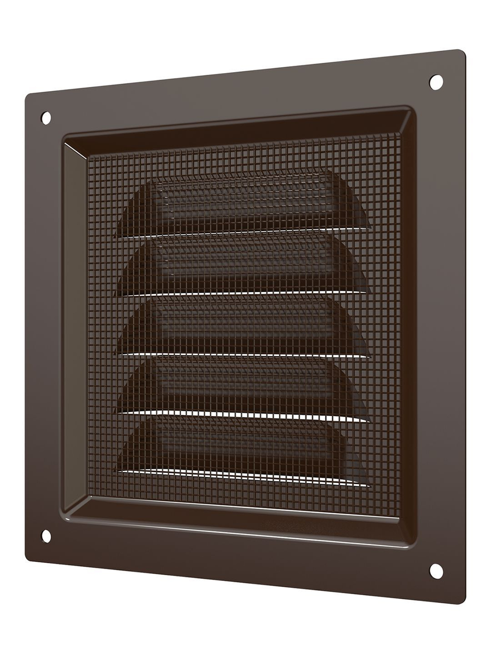 Решетка вентиляционная МЭ сетка 125х125 окраш.сталь Brown ERA