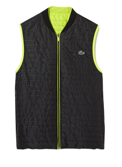 Мужская теннисная жилетка Lacoste SPORT Padded And Reversible Vest Jacket - желтый