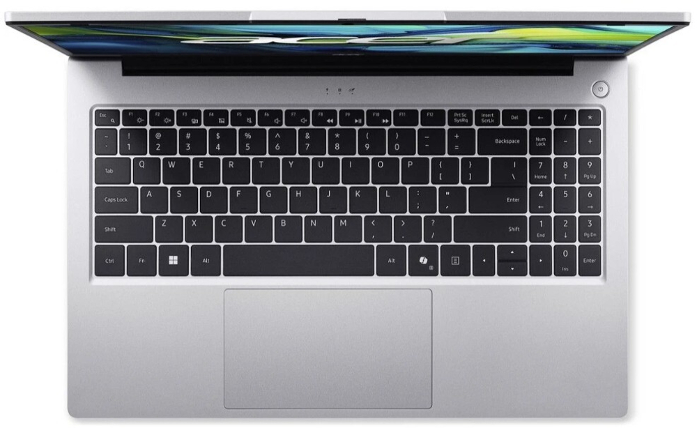 Ноутбук  Acer Aspire Lite AL15-41P-R68A 15.6 ", Ryzen 7, 8 Гб RAM, 512 Гб SSD, Radeon Vega, Серебристый