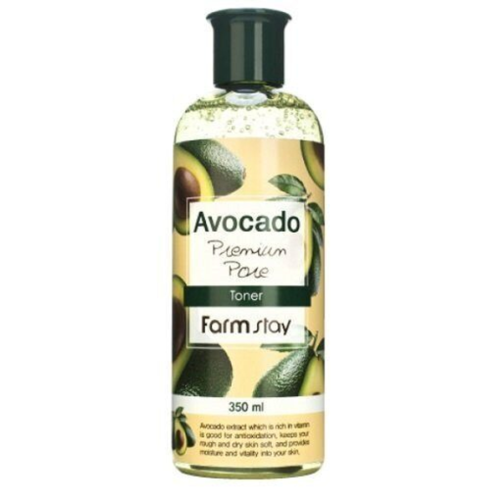 Тонер антивозрастной сэкстрактом авокадо FarmStay Avocado Premium Pore Toner, 350ml