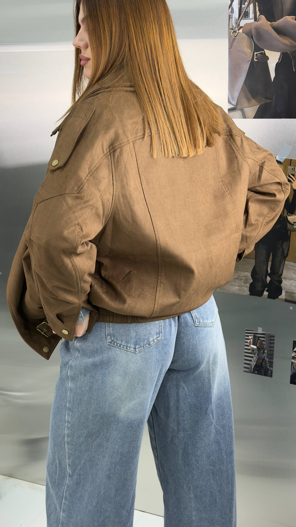 Куртка женская арт. 8681 цвет "коричневый"