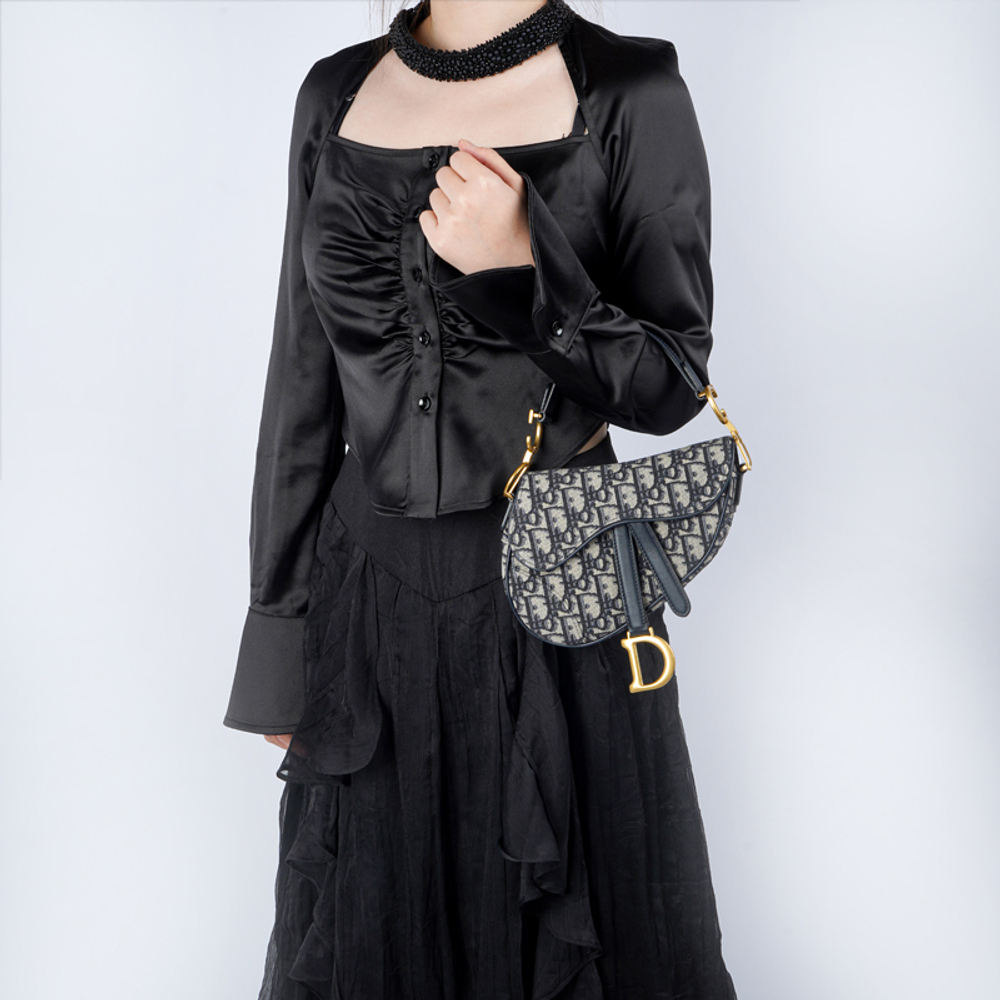 Сумка DIOR Saddle Oblique, M0447CTZQ-M928