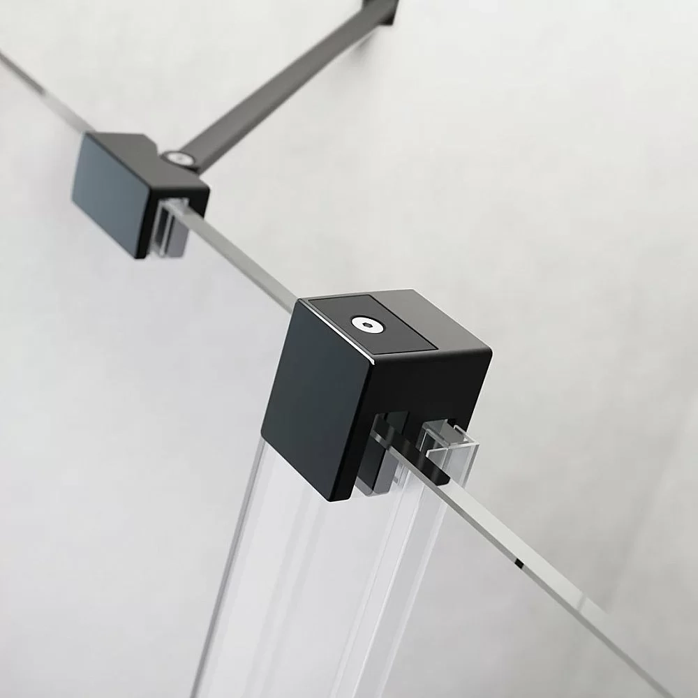 Душевая дверь Radaway Furo Black DWJ 120 стекло прозраное/профиль черный матовый