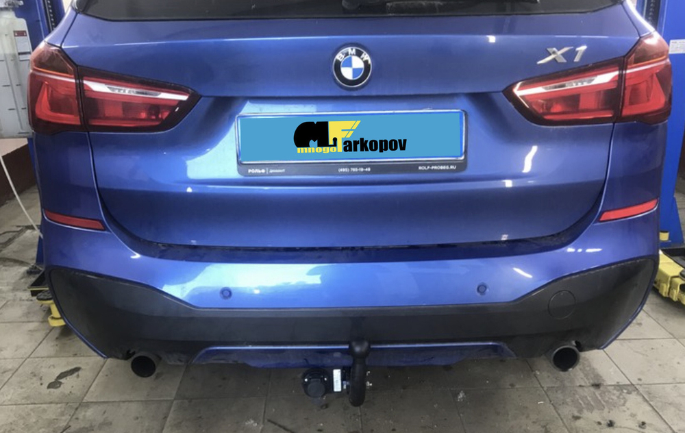 Фаркоп Steinhof B-080 для BMW X1 F48 2015-, BMW 2-Series Active Tourer F45 2014-, BMW 2-Series Gran Tourer F46 2015-(паспорт и сертификат в комплекте)(без электрики)