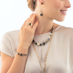 Браслет Coeur de Lion Black-Gold 3039/30-1316