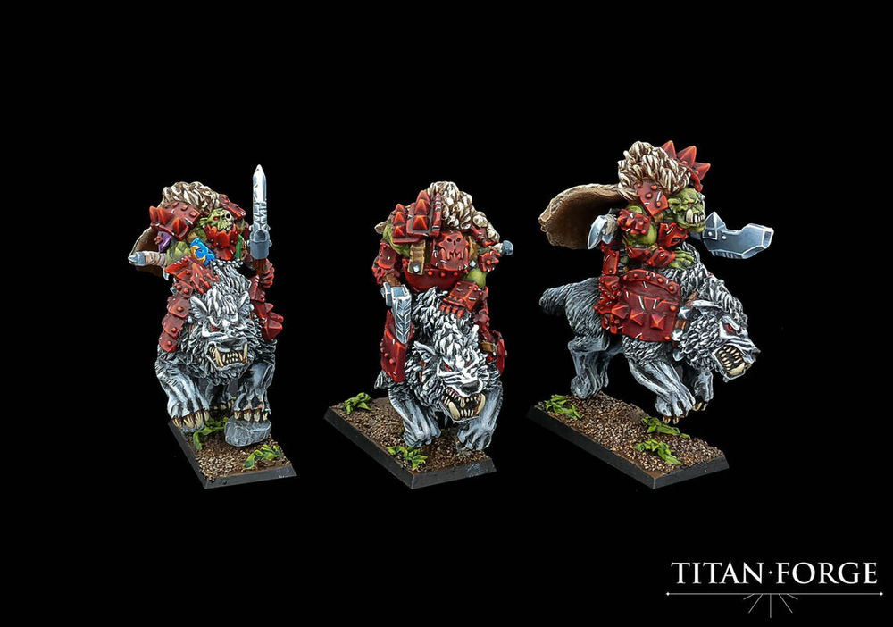 Grand Alliance Destruction Orruk Warclans Savage Boarboys 1 шт. миниатюра для dnd, днд, pathfinder, фентези, Настольная игра, НРИ, Варгейм, РПГ
