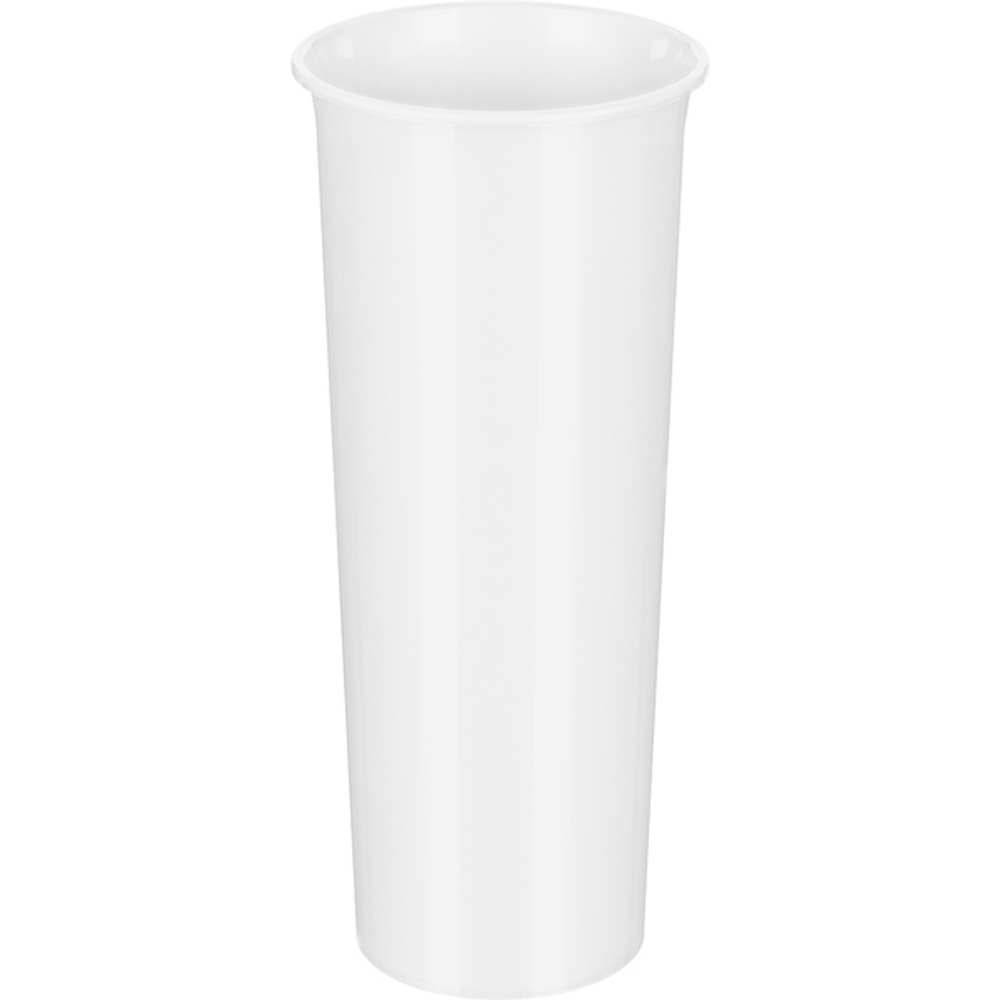 Ваза для цветов пластиковая 11см (белый)