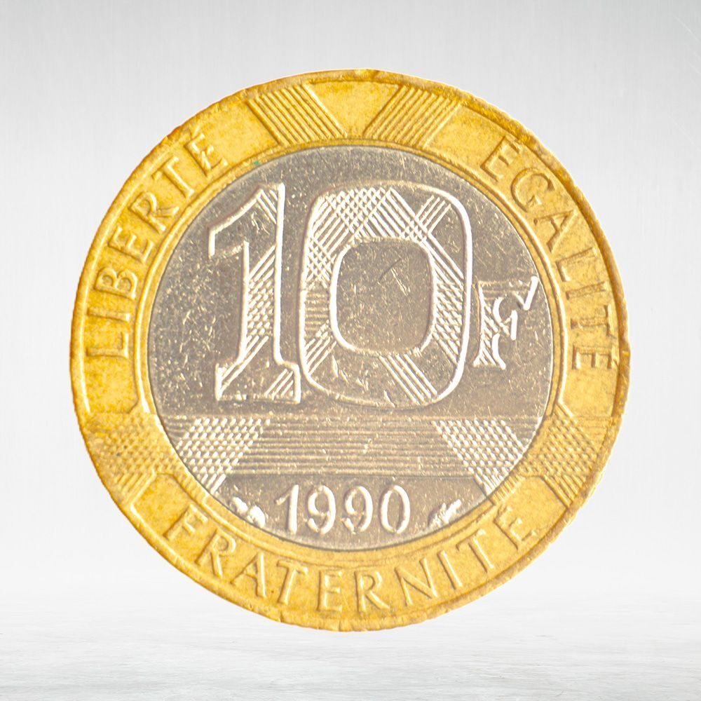 France, 10 Francs 1990 - Génie de la Bastille, VF