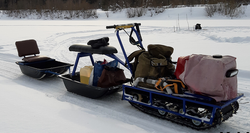 Мотобуксировщик Альбатрос-L 9 без фары