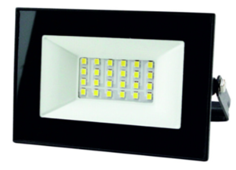 Прожектор с/д PRE LED FL4 20W BLACK (1/40) IP65 холодный белый (ЭК)
