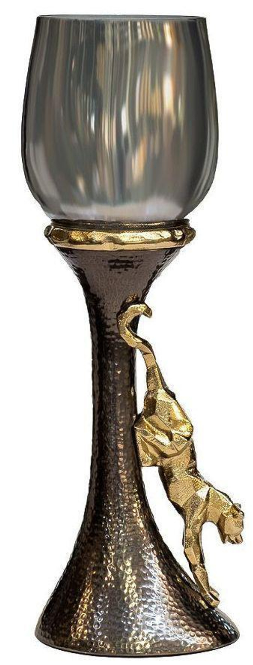 Подсвечник декоративный "Ягуар" 40 см