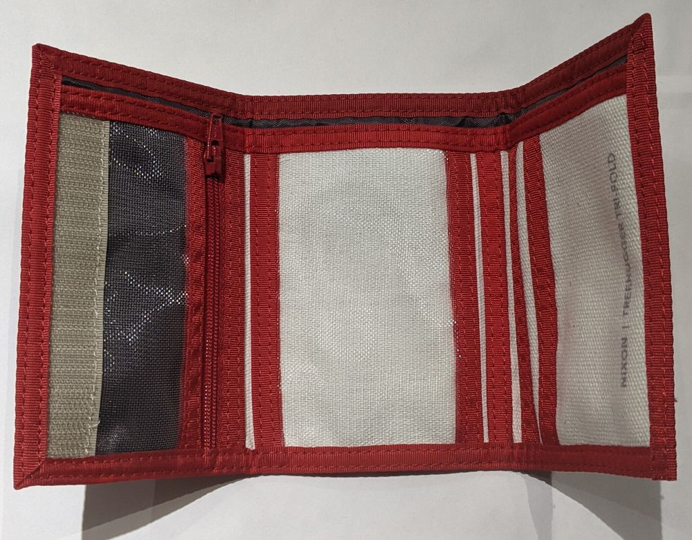 Кошелек NIXON Tree Hugger Tri-fold wallet SS15 Red/Navy