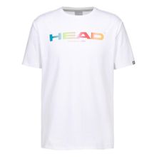 Футболка мужская HEAD Rainbow T-Shirt M 811435-WH-M, р.M, полиэстер, хлопок, эластан, белый