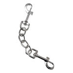 Красно-черные оковы на ноги из кожи ToyFa Theatre 702007