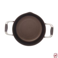 Кастрюля со стеклянной крышкой Repast Dark chocolate 2,4 л, 20*9 см (индукция)