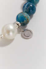 Браслет I AM AMBITIOUS из голубого апатита