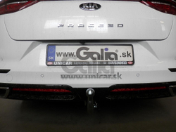 Фаркоп оцинкованный Galia K047C для Kia ProCeed 2018-(паспорт и сертификат в комплекте)(без электрики)