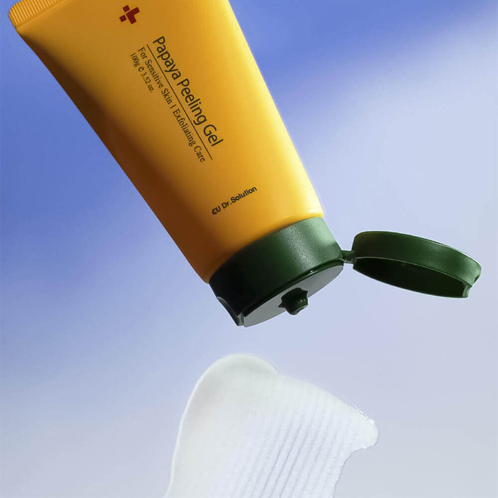 CUSKIN Dr.Solution Papaya Peeling Gel очищающий гель-гоммаж с экстрактом папайи