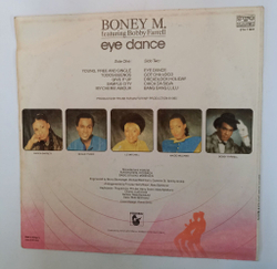 Винтажная виниловая пластинка LP Boney M Eye Dance (Болгария 1986)