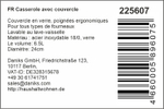 Кастрюля нерж, 6.5 л, с крыш, крышка стекло, Daniks, Классика, SD-24, индукц