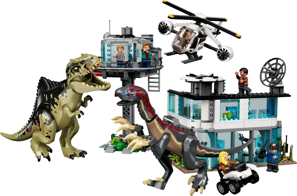 Конструктор LEGO Jurassic World 76949 Атака гигантозавра и теризинозавра
