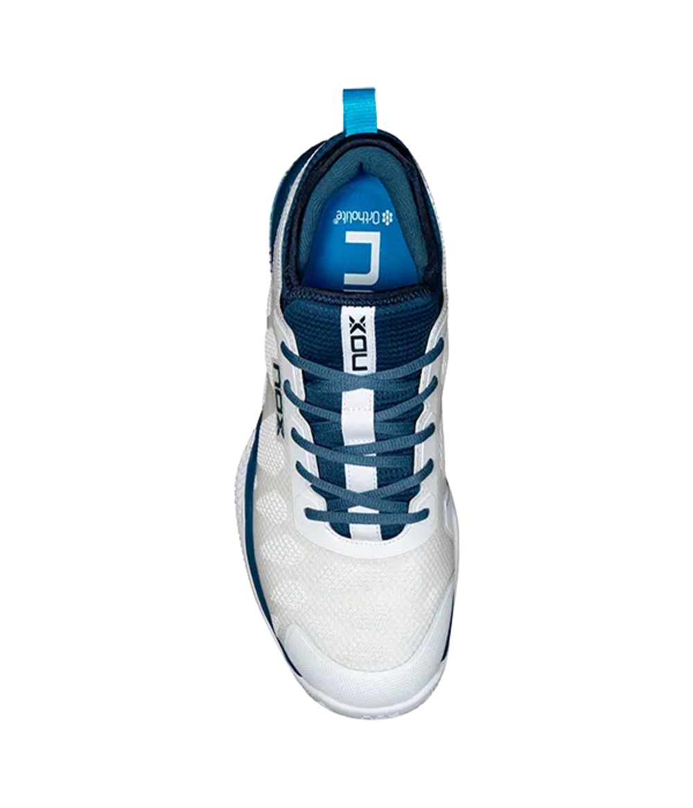 NOX Nerbo Белые-Шведские синие кроссовки