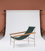 Кресло лаунж металлическое Scab Design Dress Code Glam Outdoor, тортора, черный