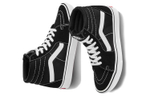 Vans SK8 lightweight non-slip high-top sneakers for men and women the same black