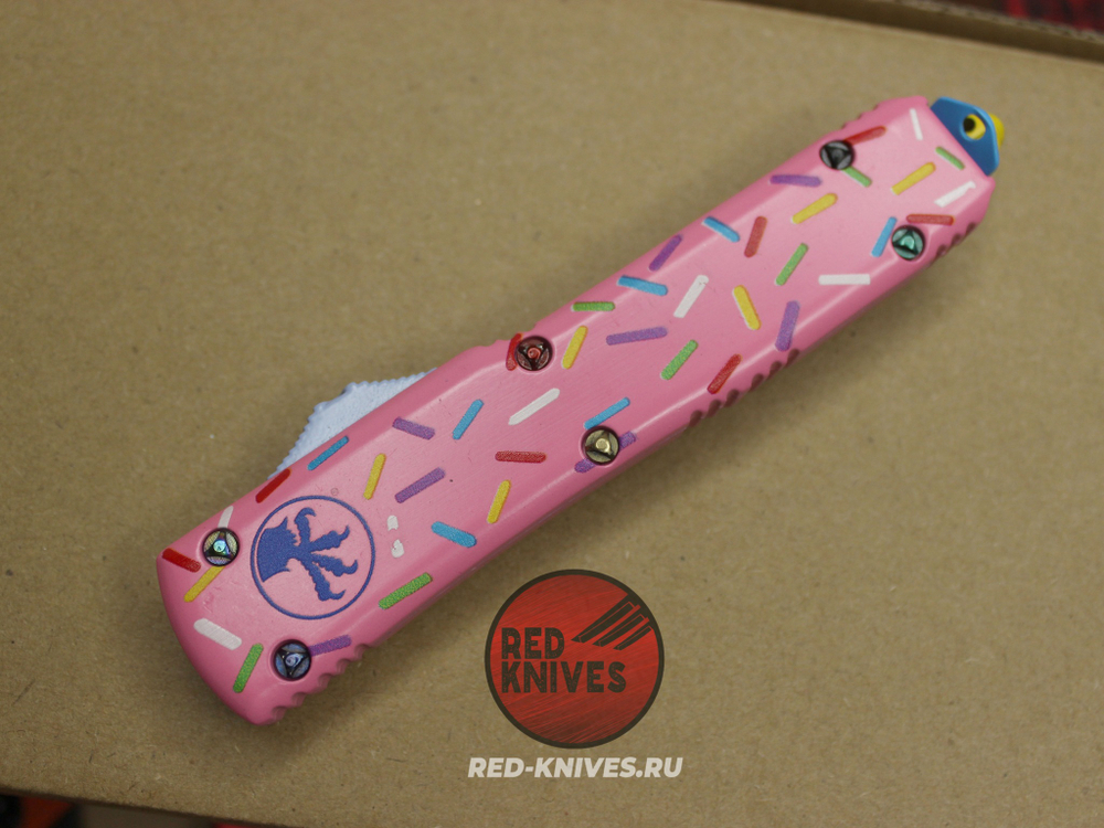 Нож Microtech Ultratech S/E - пончик розовый МТ113