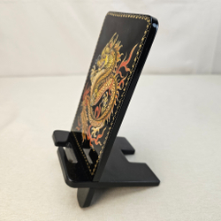 Сувенирная подставка для телефона с росписью Палех "Дракон"