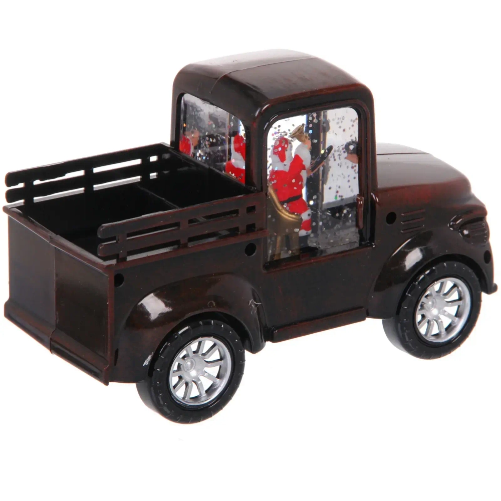 Сувенир с подсветкой «Сказочная машина» 15,5*7*9,5 см, Красный (работает от батареек LR44*3)