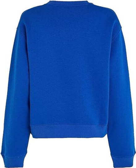 Женская теннисная куртка Tommy Hilfiger Modern Regular Corp Logo C-NK Sweatshirt - ultra blue