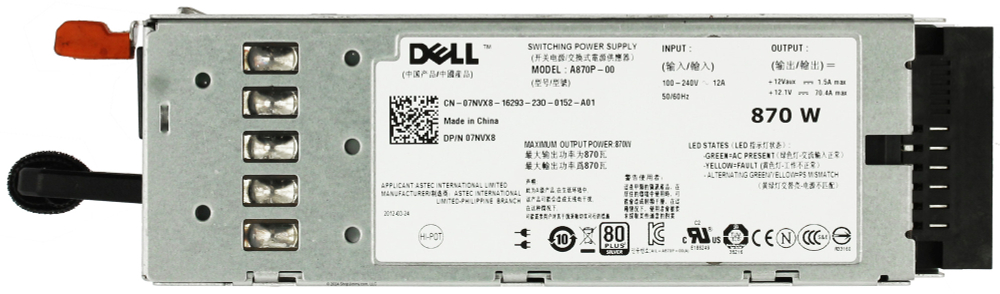 Серверный Блок Питания Dell A870P-00 870W