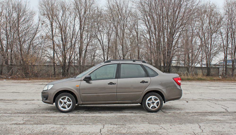 Рейлинги для а/м LADA Granta Седан (2011-), LADA Kalina Седан (2004-2011), Datsun on-DO (2014-), черный 0217-77-02