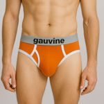 Мужские трусы брифы оранжевые GAUVINE 2002